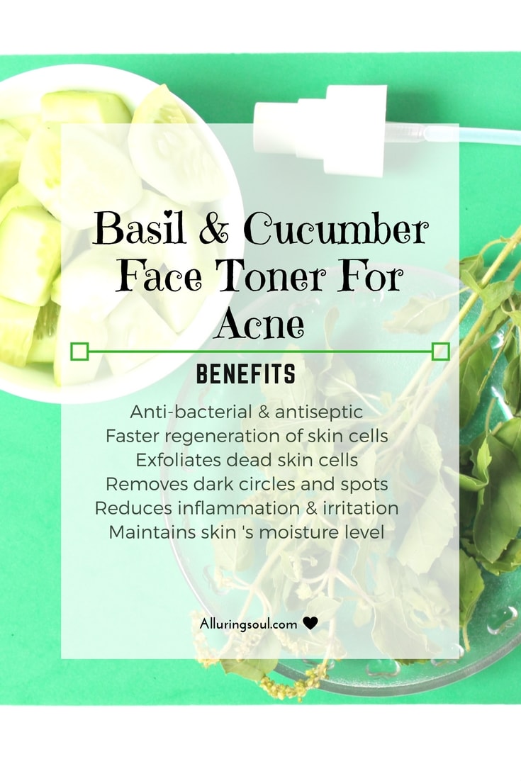 Cooling Cucumber Face Toner For Acne