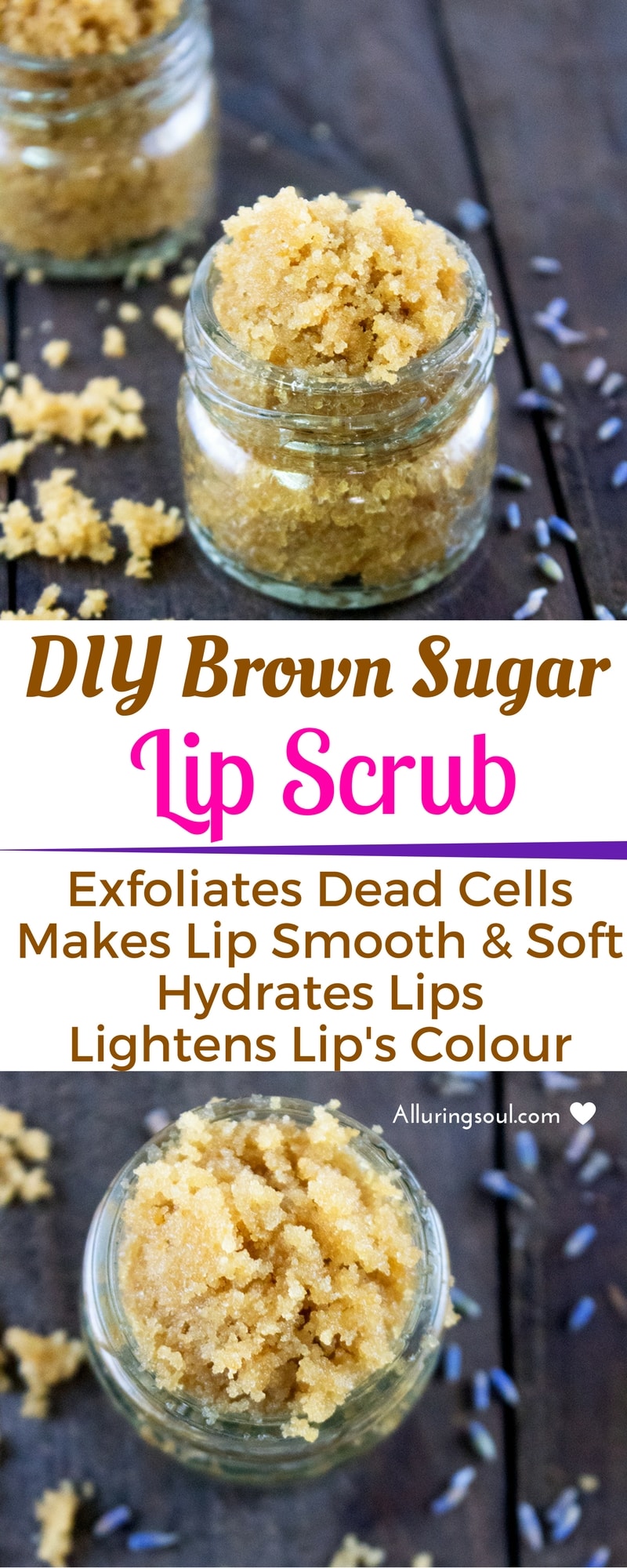 DIY Exfoliating Sugar Lip Scrub For Dry Lips