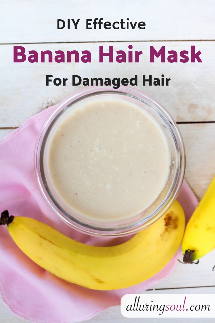 DIY Effective Banana Hair Mask For Damaged Hair