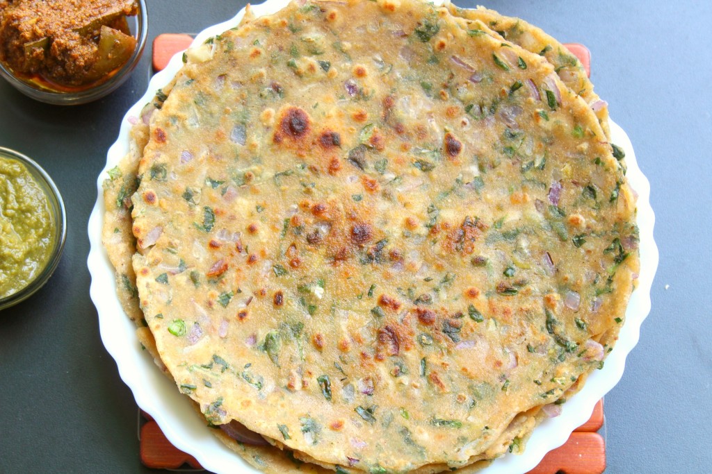 healthy fenugreek flatbread