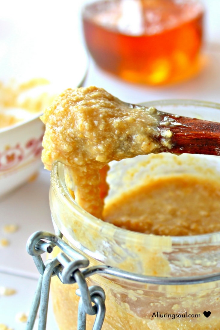 Honey Oatmeal Face Scrub