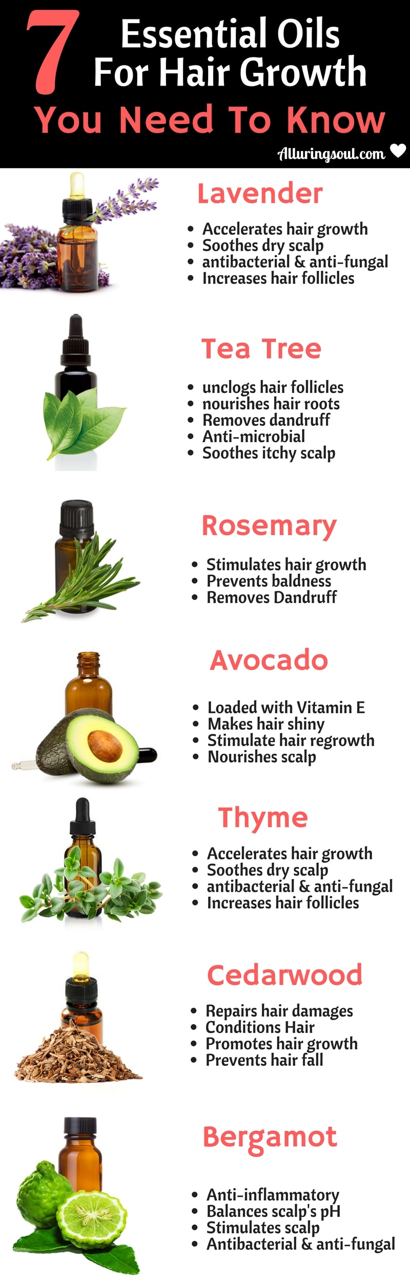 essential oils for hair growth