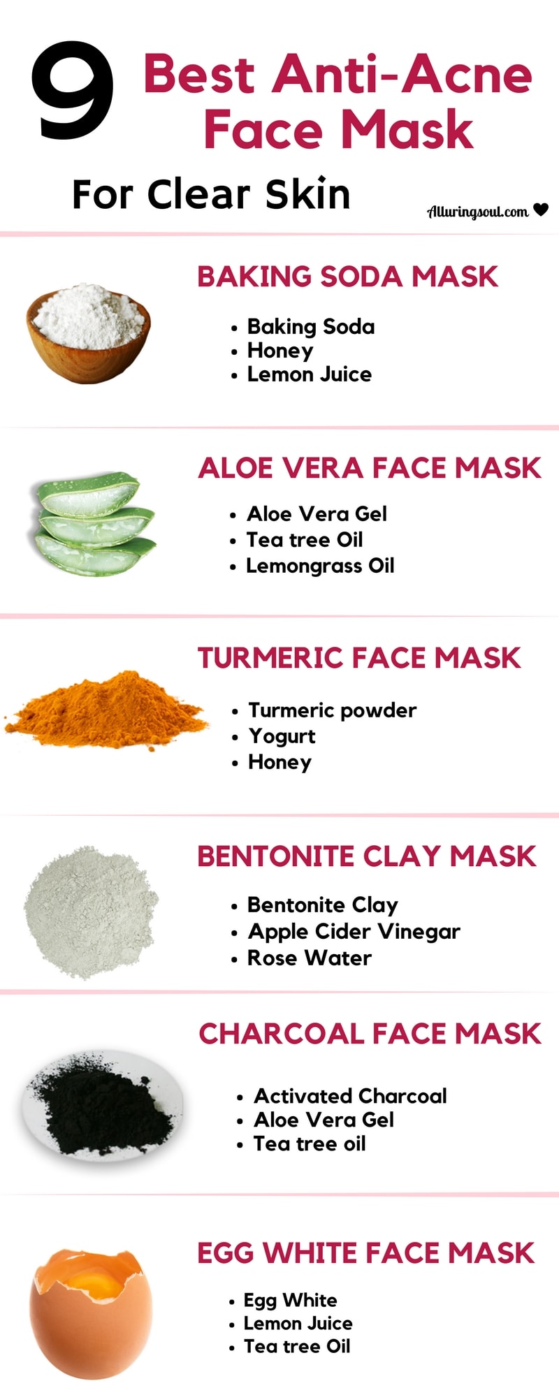 homemade face masks for acne