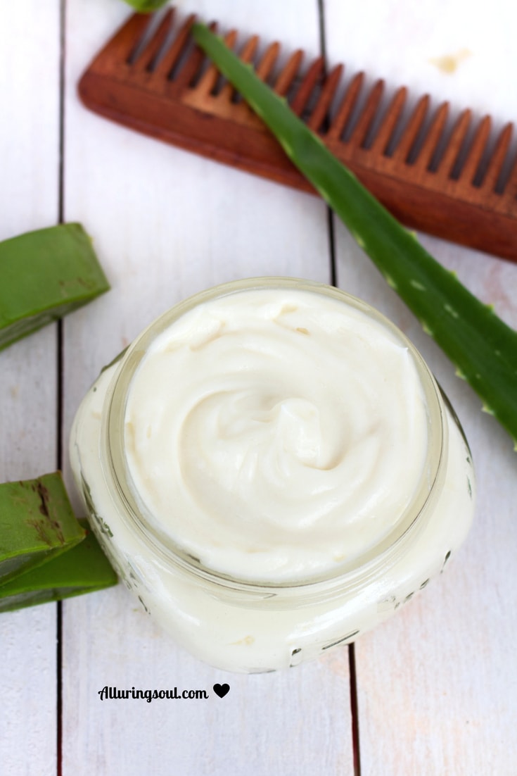 aloe vera leave-in hair moisturizer