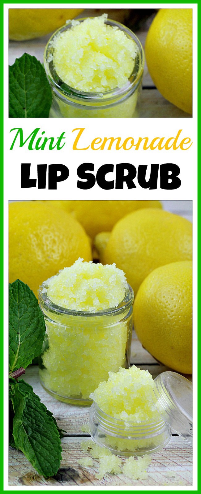 DIY lip scrub