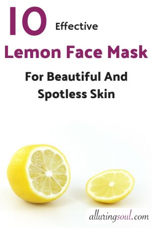 lemon face mask