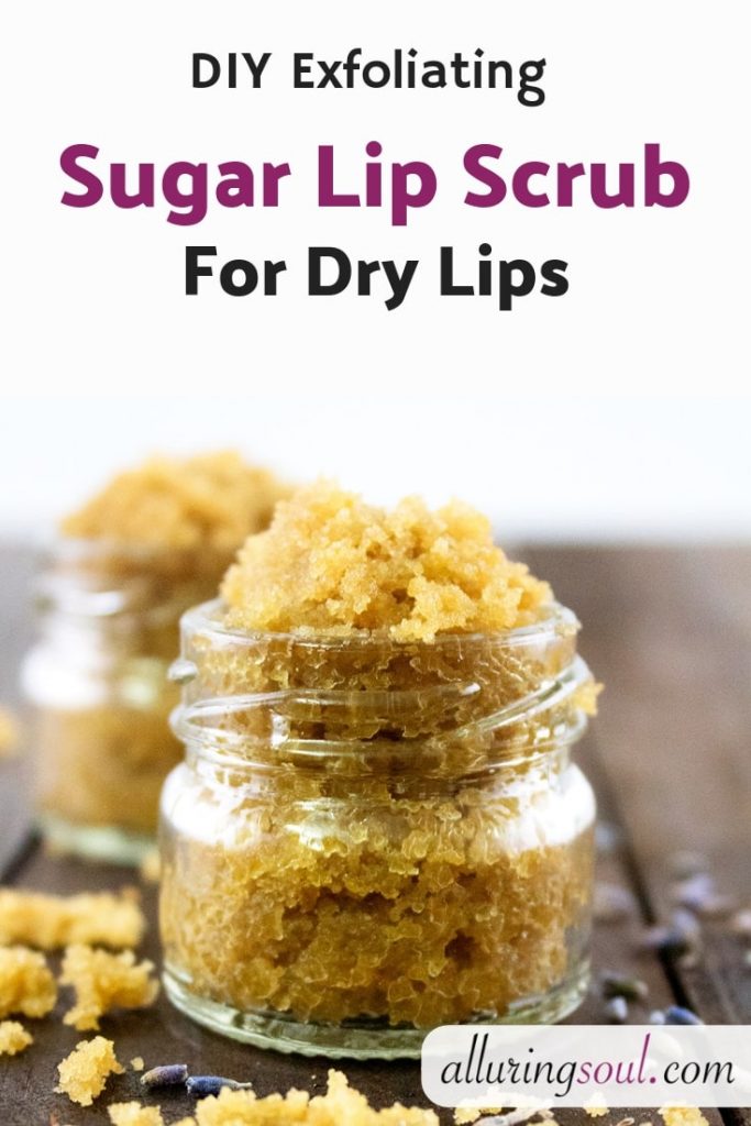 DIY Exfoliating Sugar Lip Scrub For Dry Lips