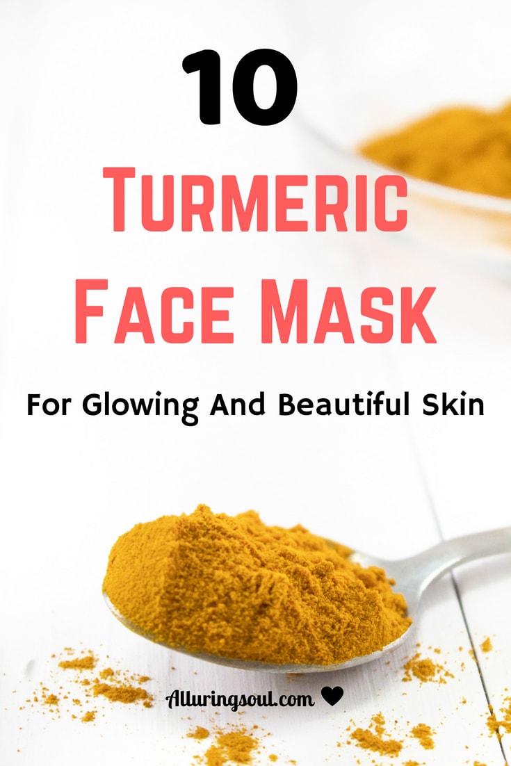 turmeric face mask Alluring Soul