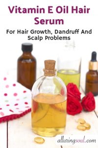 Vitamin E hair serum