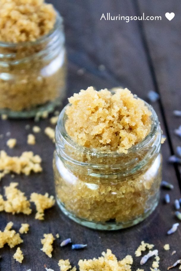 DIY Exfoliating Sugar Lip Scrub For Dry Lips