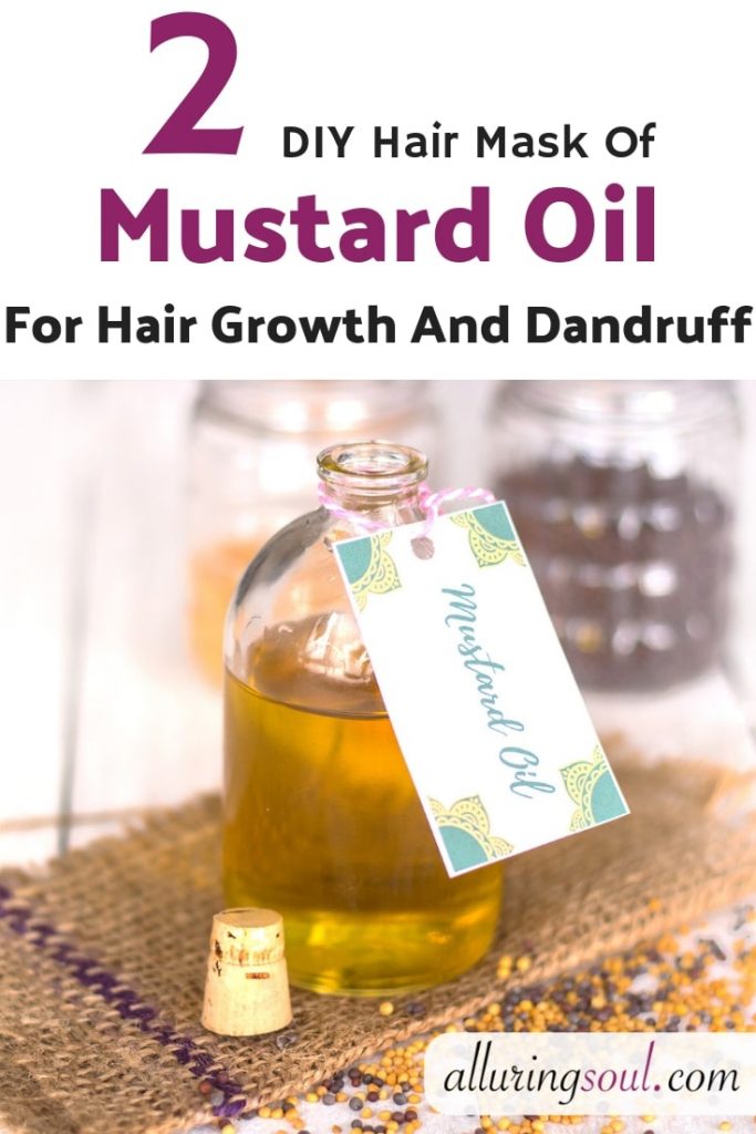 DIY Hair Mask Of Mustard Oil For Hair Growth And Dandruff