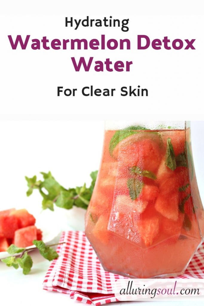 Hydrating Watermelon Detox Water For Clear Skin