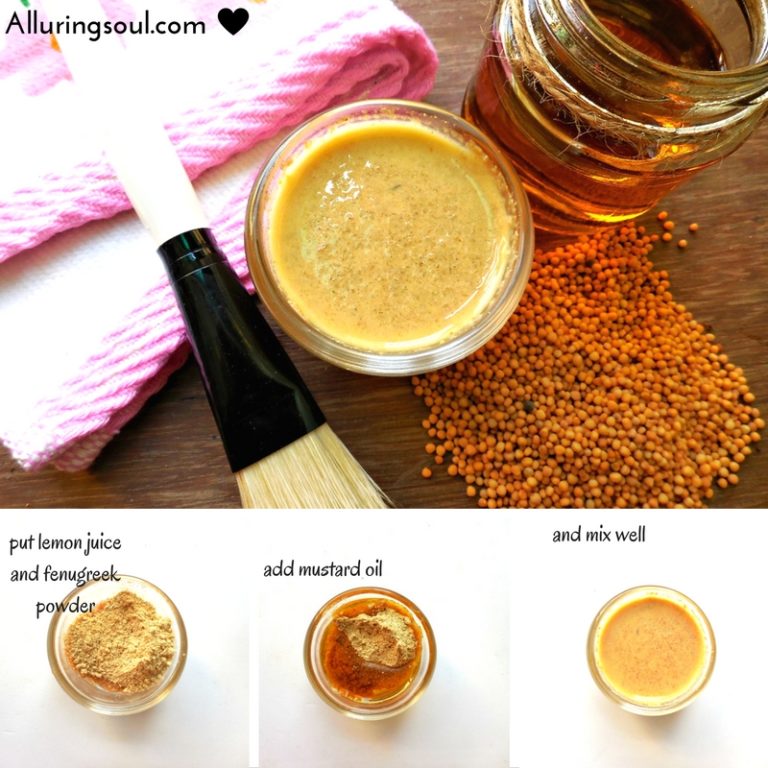 DIY Hair Mask Of Mustard Oil For Hair Growth And Dandruff