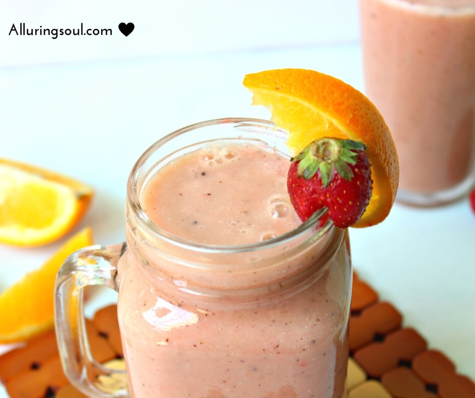 Fat burner and immune booster breakfast smoothie Alluring Soul