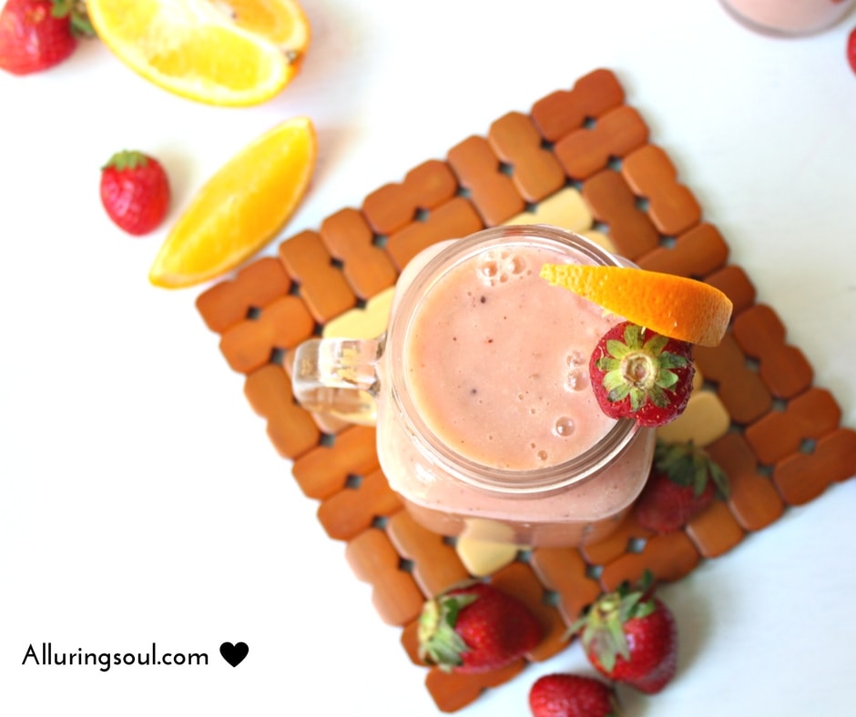 Fat burner and immune booster breakfast smoothie Alluring Soul