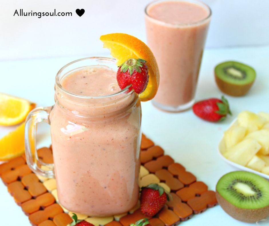 Fat burner and immune booster breakfast smoothie