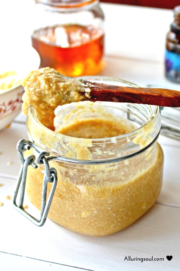Honey Oatmeal Face Scrub Alluring Soul