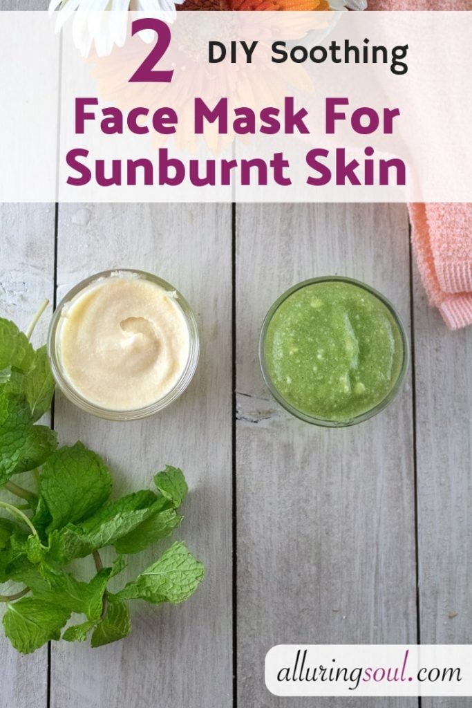 2 DIY Soothing Face Mask To Help Sunburnt Skin