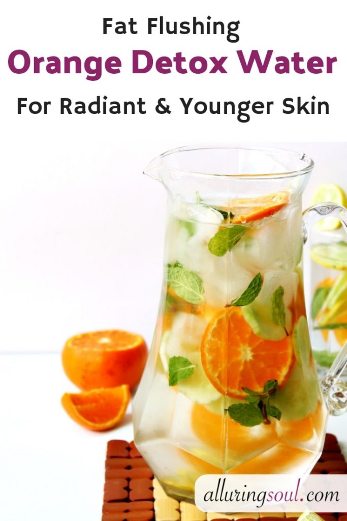 Fat Flushing Orange Detox Water For Radiant And Younger Skin 4821