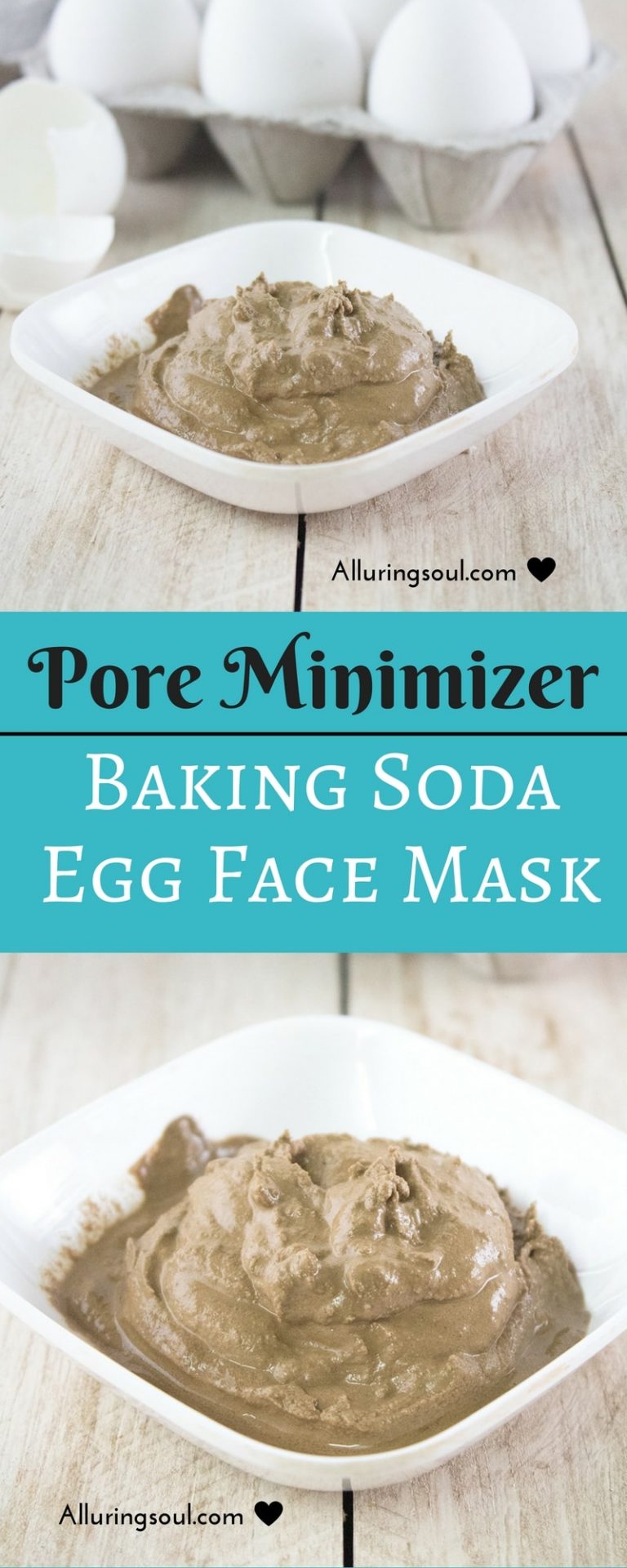 Pore Minimizer Baking Soda And Egg Face Mask