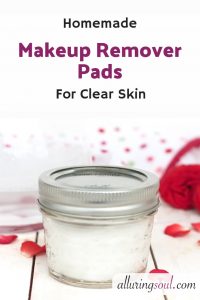 DIY homemade makeup remover