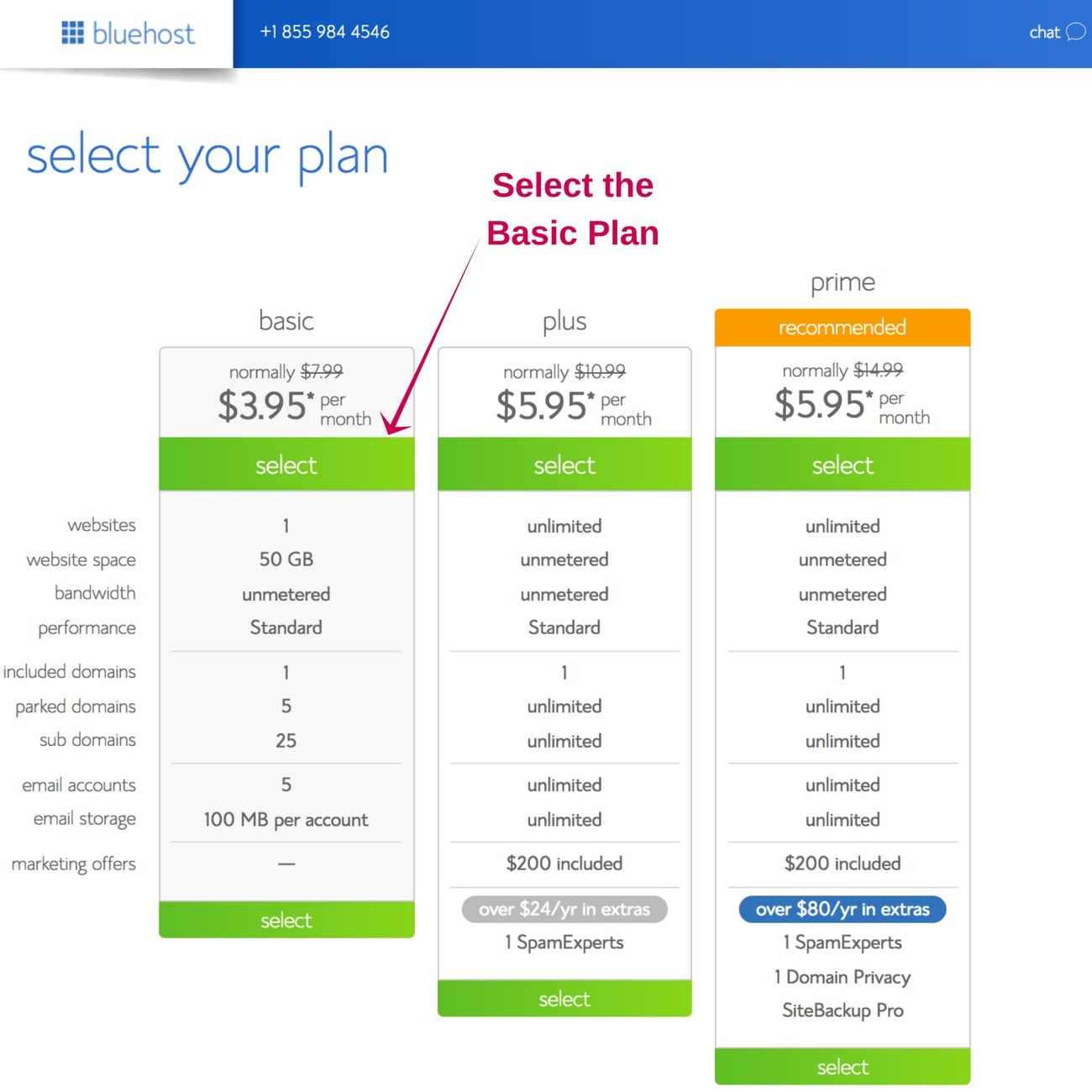 Bluehost-step-2