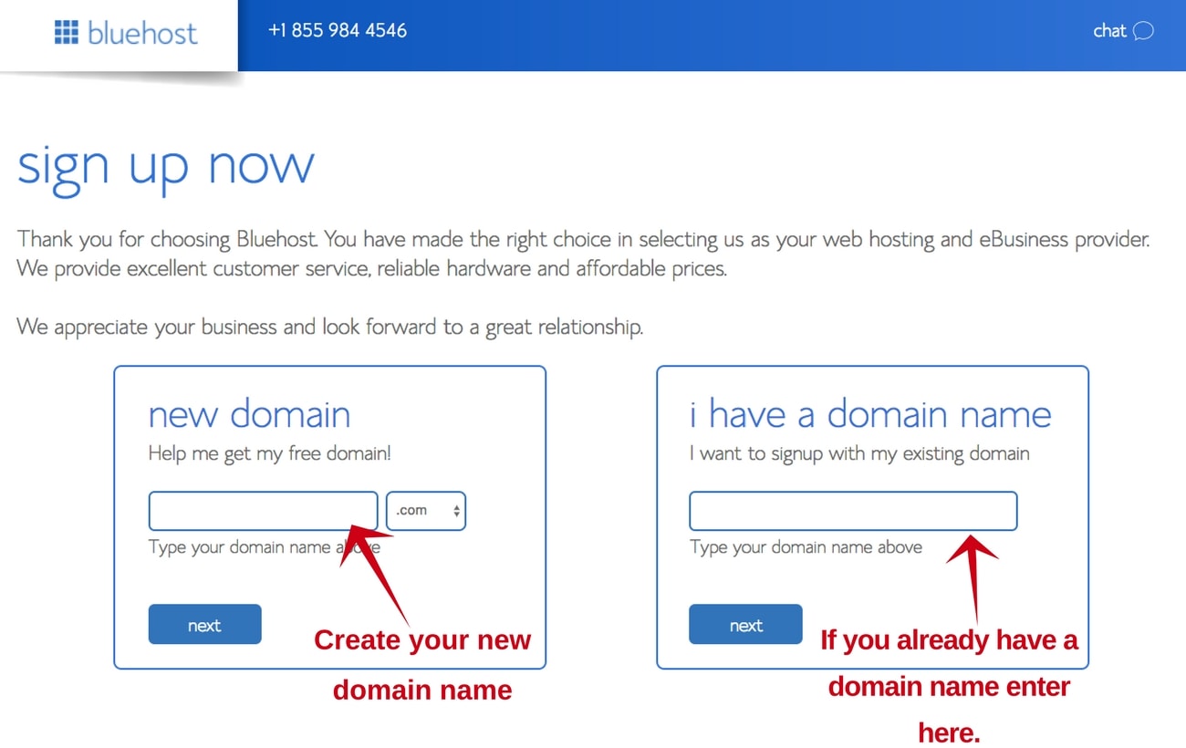 Bluehost-step-3