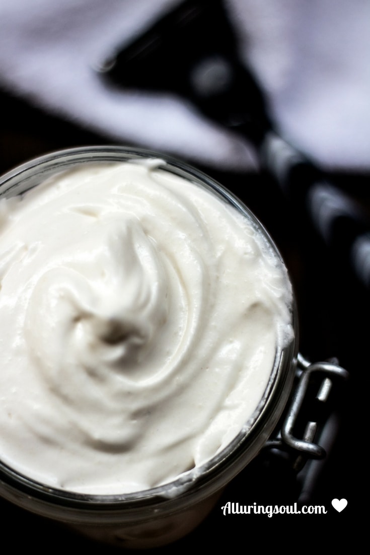 Homemade Tea Tree Oil Shaving Cream