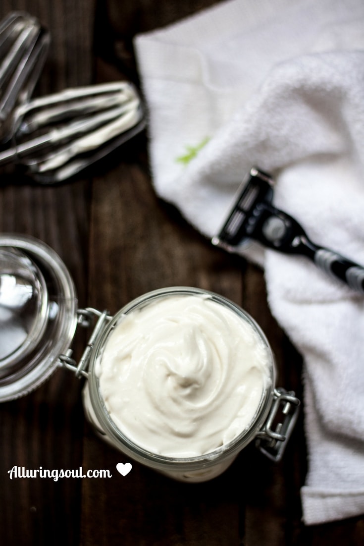 Homemade Tea Tree Oil Shaving Cream