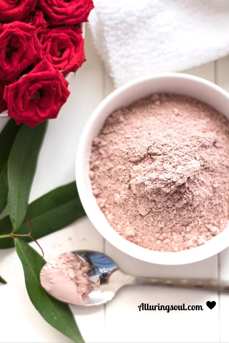 Rose Clay face mask