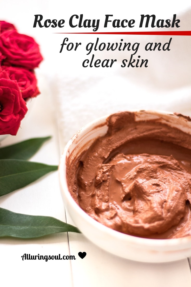 Rose Clay face mask | Alluring Soul