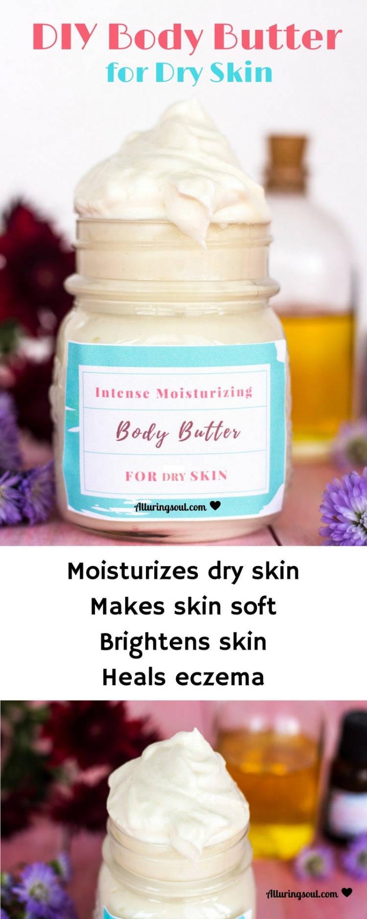 DIY Intense Moisturizing Body Butter For Dry Skin