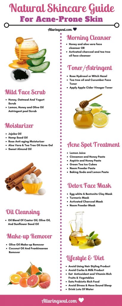 Natural Skin Care Guide For Acne Prone Skin