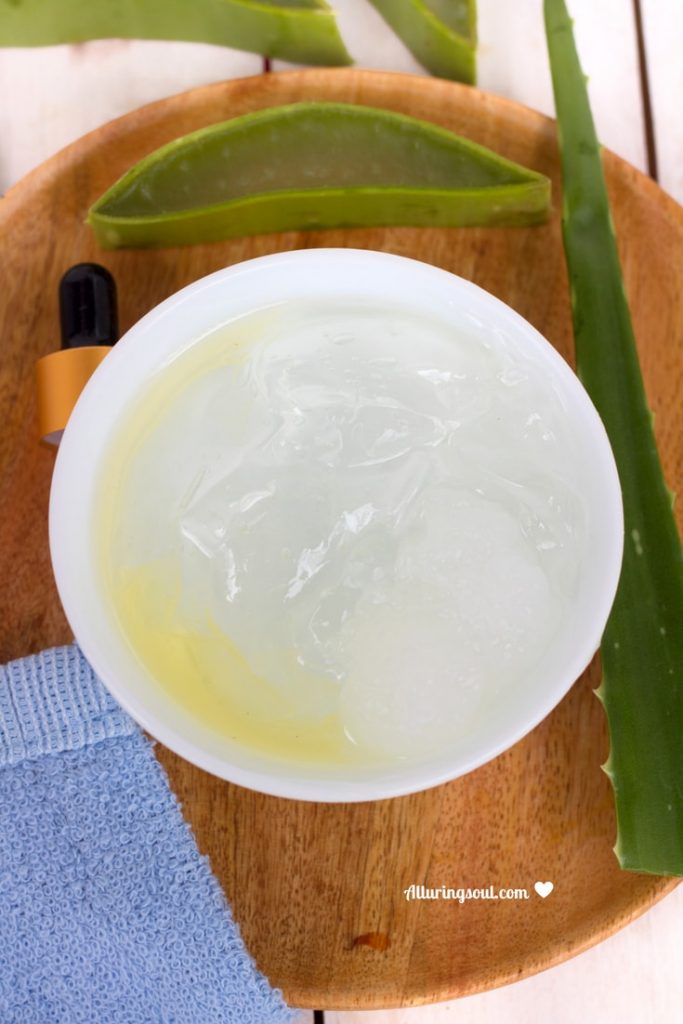 DIY Aloe Vera Hair Mask For Dry And Itchy Scalp
