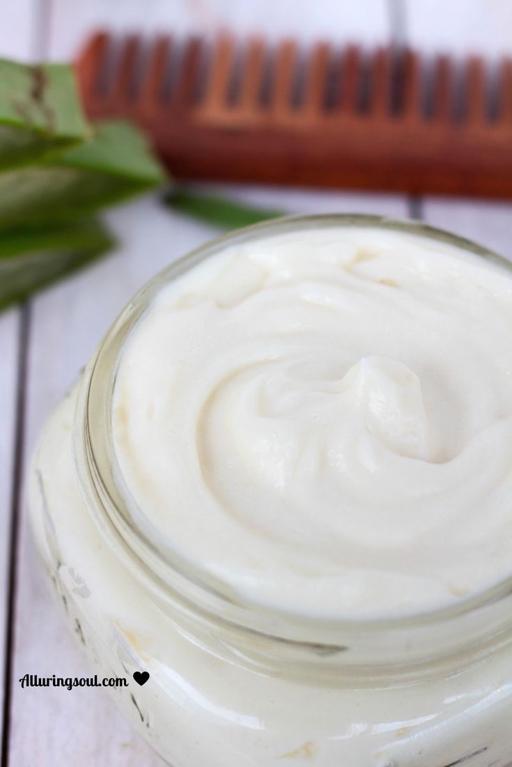 aloe vera leave-in hair moisturizer