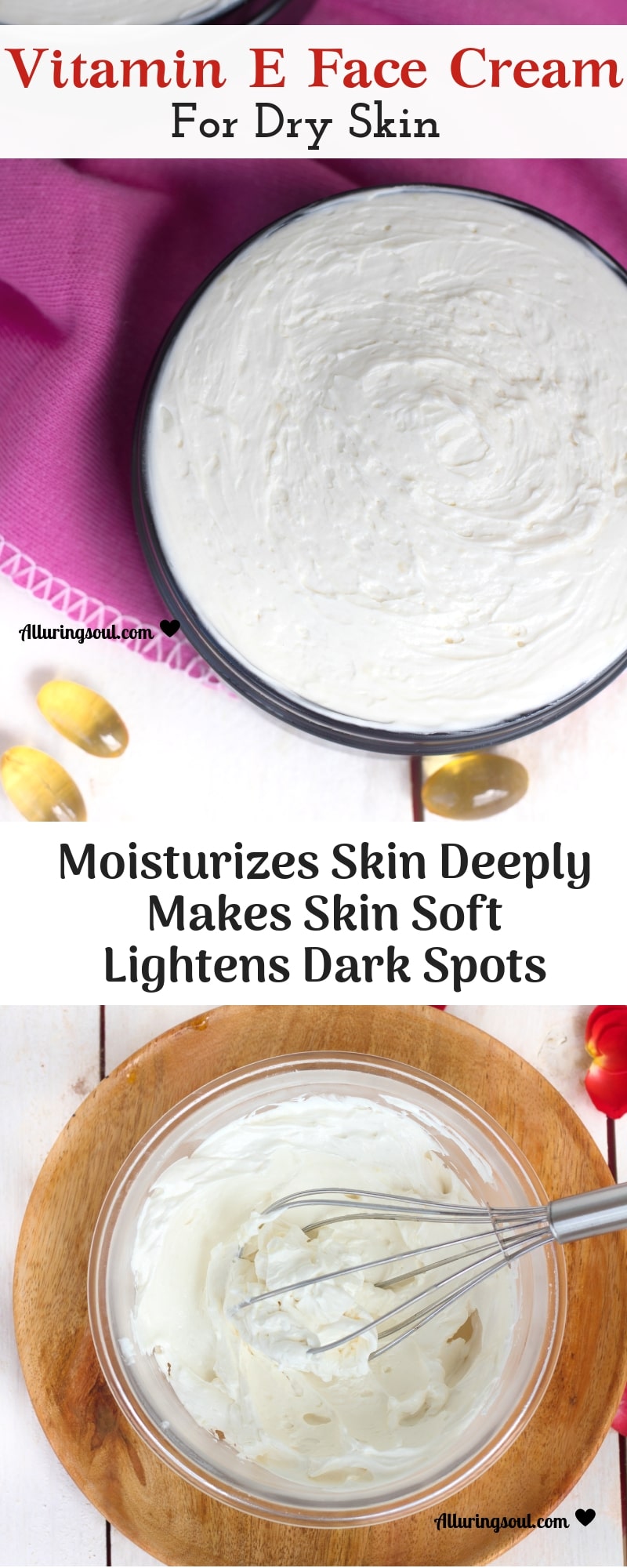 vitamin E face cream for dry skin Alluring Soul