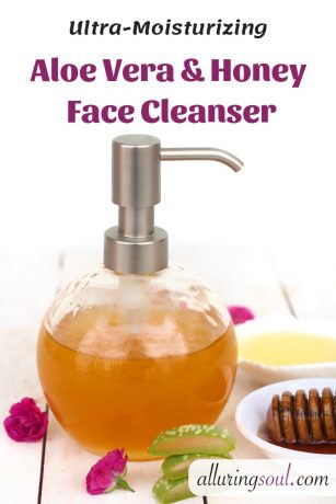 aloe vera and honey face cleanser