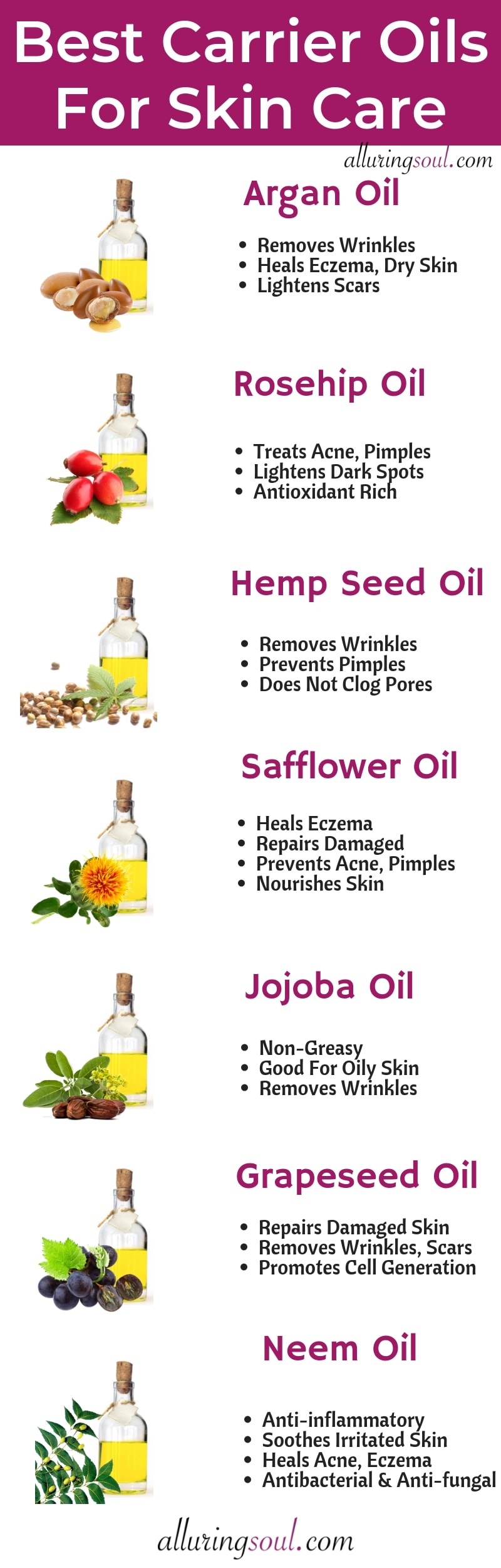 Best Carrier Oils For Skin Care Get Beautiful Skin