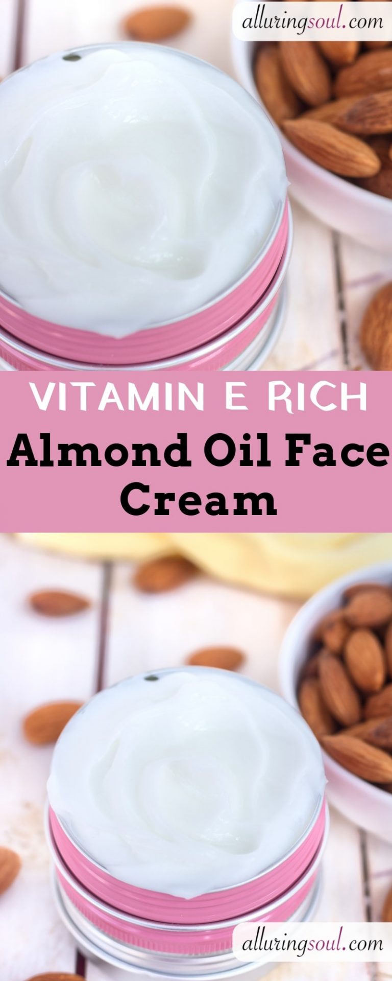 DIY Almond Oil Face Cream For Naturally Glowing Skin