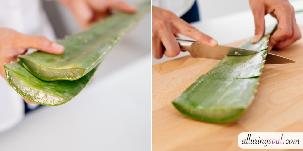 how to make aloe vera gel at home