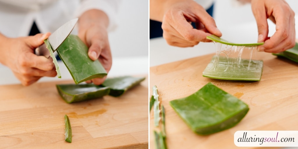 how to make aloe vera gel at home