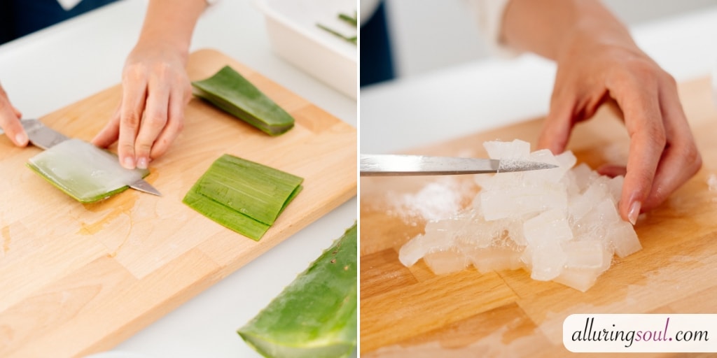 how to make aloe vera gel at home