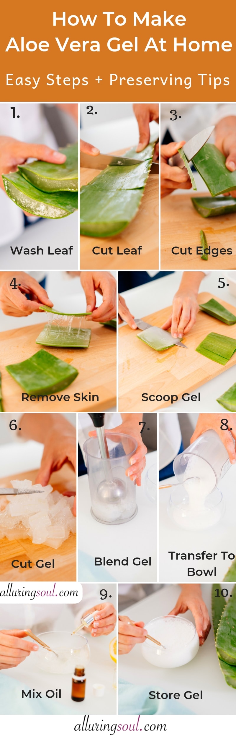 how to make aloe vera gel at home