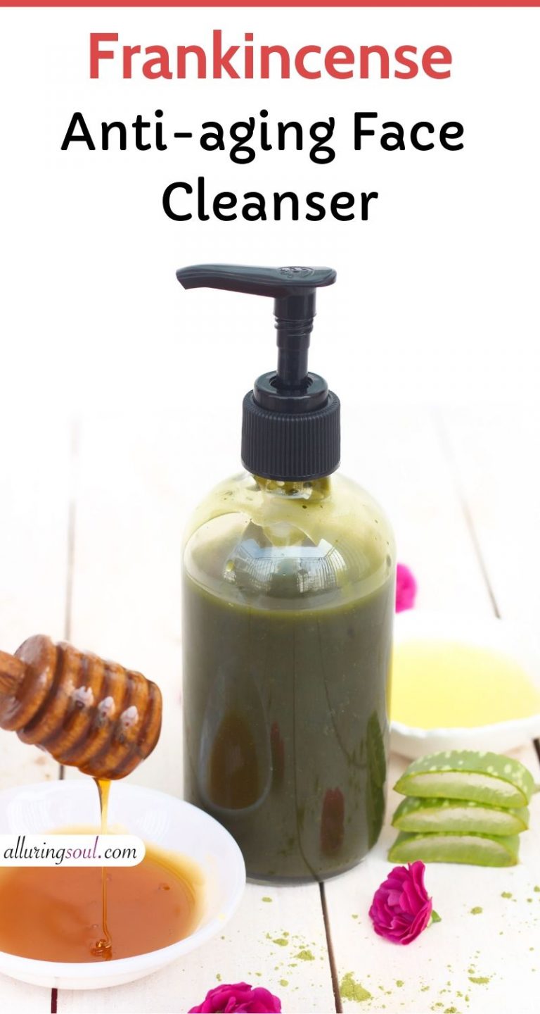 DIY Frankincense Anti-Aging Face Cleanser
