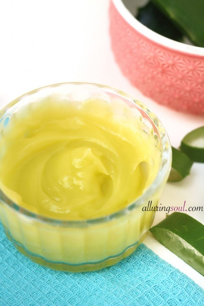 DIY Antiaging Aloe Vera Face Moisturizer