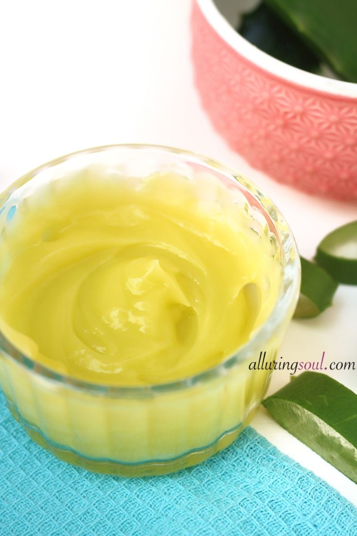 DIY Anti-aging Aloe Vera Face Moisturizer