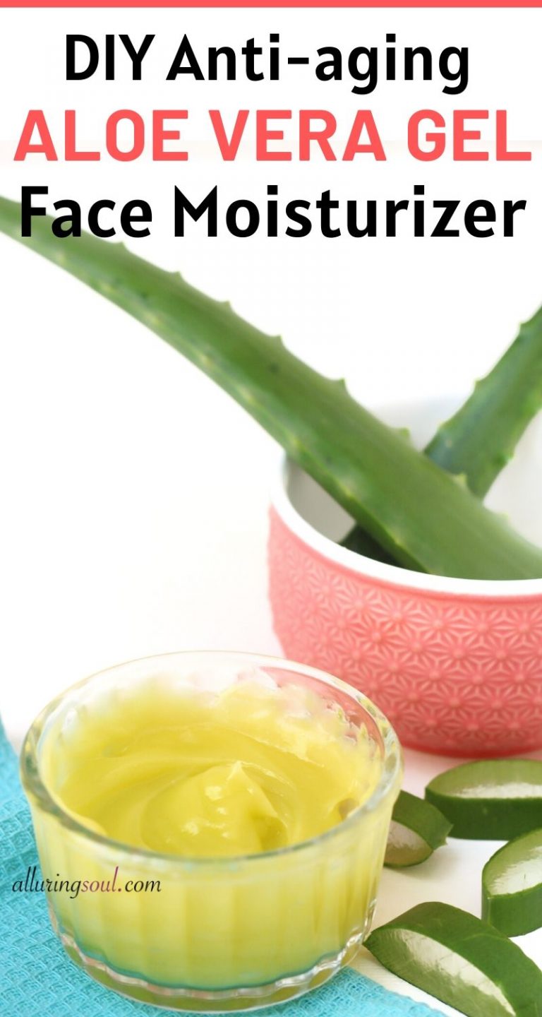 DIY Antiaging Aloe Vera Face Moisturizer
