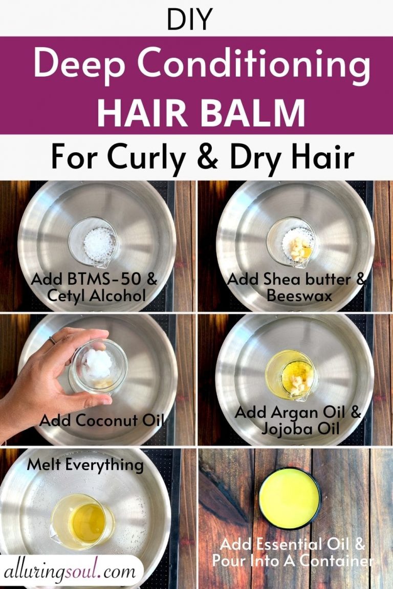 Diy Deep Conditioning Hair Balm For Dry And Curly Hair