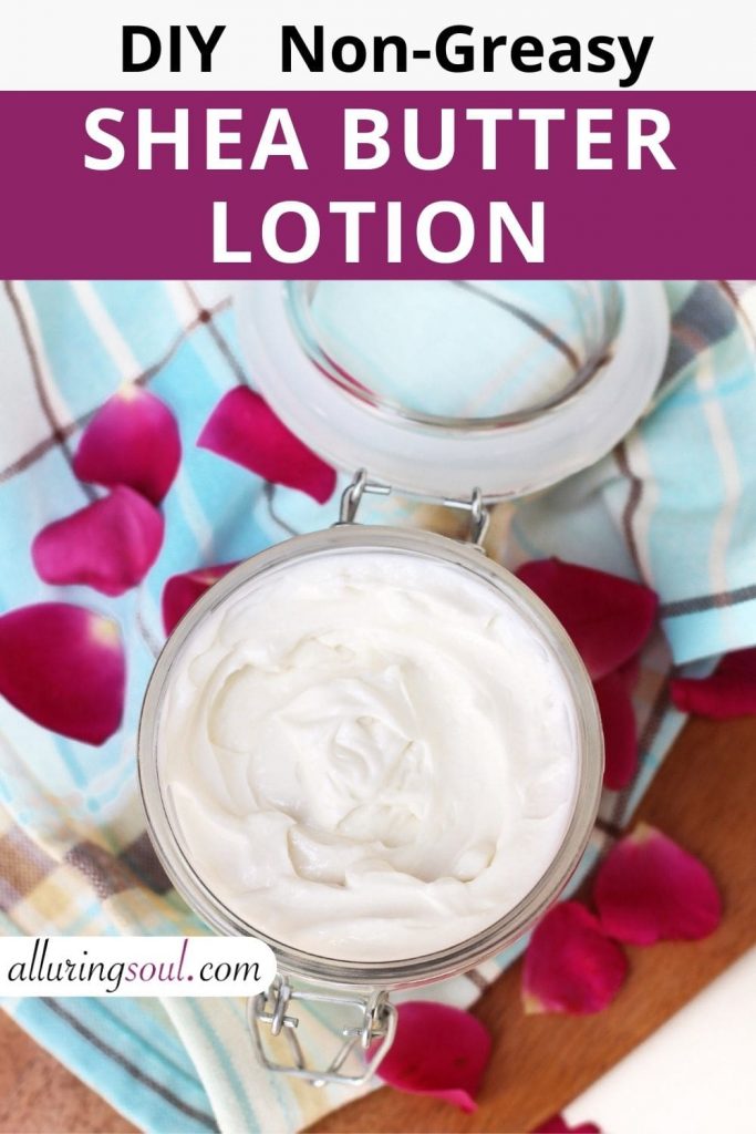 DIY Non-greasy Shea Butter Lotion Recipe