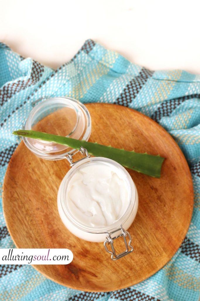 DIY Body Lotion With Shea Butter, Aloe Vera And Glycerin